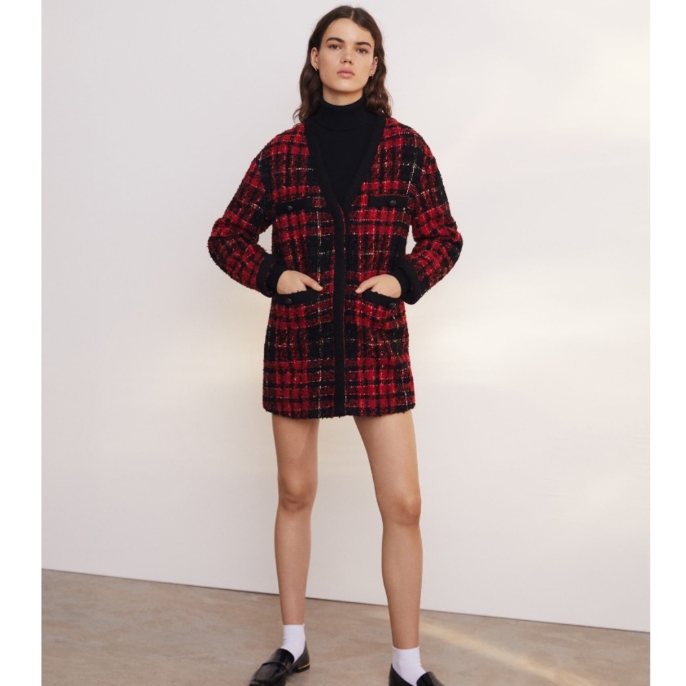 Mango Pocket Tweed Jacket - Picture 3 of 15